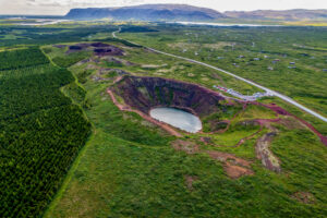 Drone image, travel Photography From Iceland