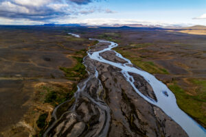 Drone image, travel Photography From Iceland