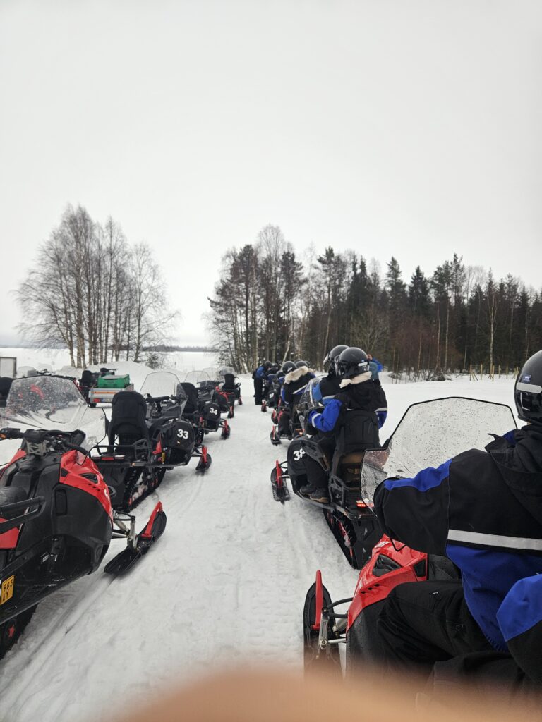 snowboarding trip in lapland