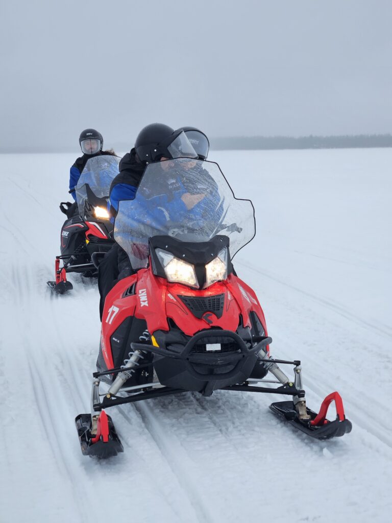 snowboarding trip in lapland